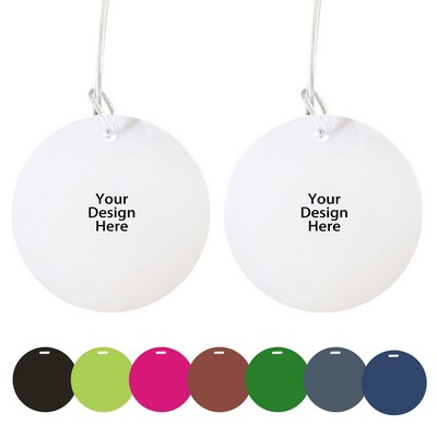 Writable Round Luggage Tag
