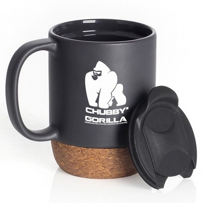 11 Oz Coffee Mug With Cork Bottom