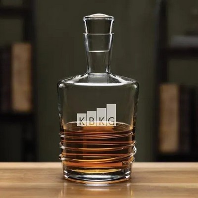 34 Oz. Spiral Decanter