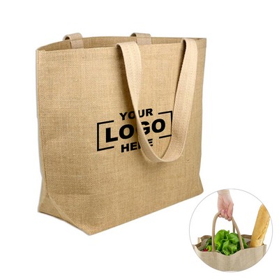 Eco-Friendly Large Jute Shopping Bag.