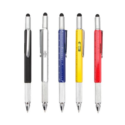6-in-1 Multi-Tool Stylus Pen.