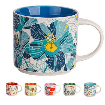 14 Oz Porcelain Coffee Mugs