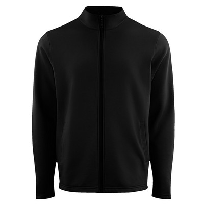 Zorrel® Dakota Mens Poly Cotton Fleece Performance Long Sleeve Full-Zip