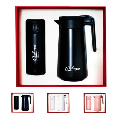 20 Oz Insulated Water Bottle with Thermo Set