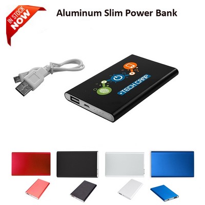 5000mAh Ultra-Slim Aluminum Power Bank