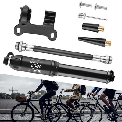 Compact and Portable Bicycle Pump for On - the - Go Inflation.
