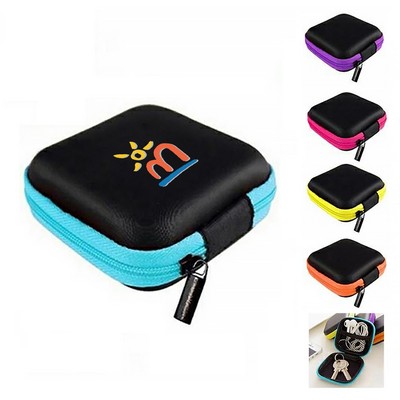 Square Zip Storage Case for Small Articles