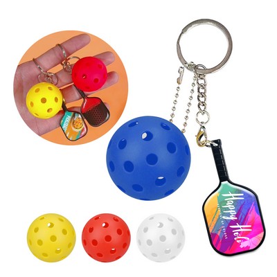 Epoxy Pickleball Paddle /with Ball Keychain