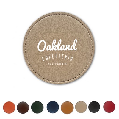 Pu Leather Beverage Coaster