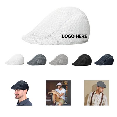 Mesh Newsboy Sun Cap