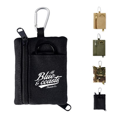 Mini Wallet with Carabiner