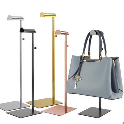 Free Standing Display Stand with Single Hook for Bag Display.