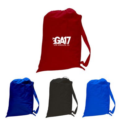 Small Canvas Laundry Bag - Overseas - Heat Transfer