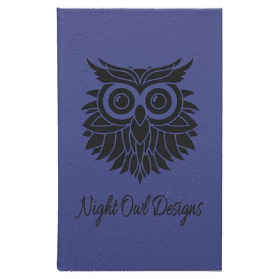 Leatherette Sketch Book with Unlined Notepad