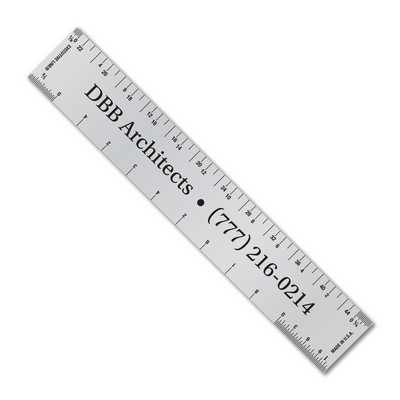 6" Metalphoto® Aluminum Architect & Engineer Ruler