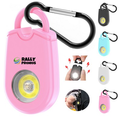 Mini Portable LED Light Emergency Self Defense Alarm Keychain