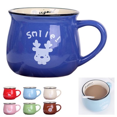 Ceramic Big Belly Coffee Mug