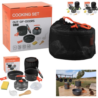 Lightweight Camping Aluminum Cookware Set