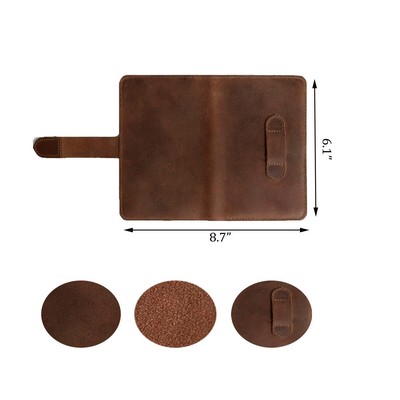Rustic Cover for Field Notes with Pen Slots Protective Storage