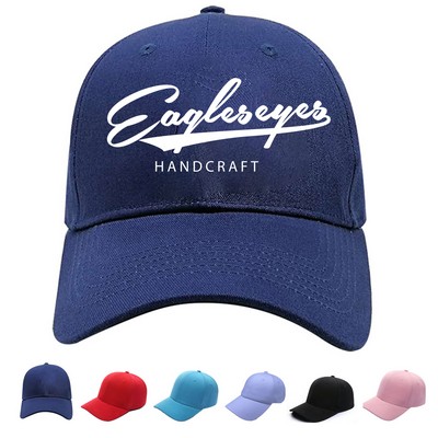 Adjustable Cotton Twill Baseball Cap