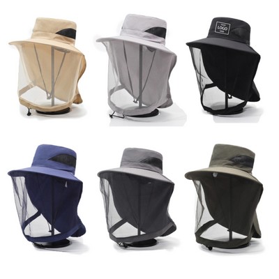 Anti-Mosquito Mesh Hat