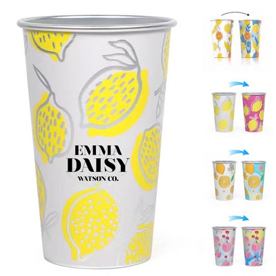 15 Oz Color-Changing Reusable Aluminum Beverage Cup