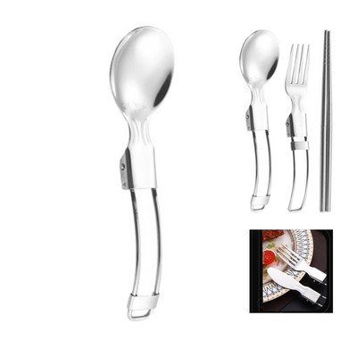 Stainless Steel Utensil with Jute Bag