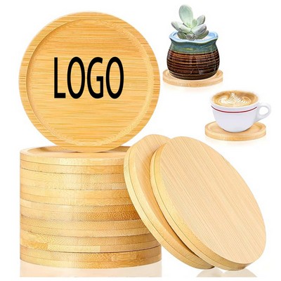 4" Bamboo Coaster