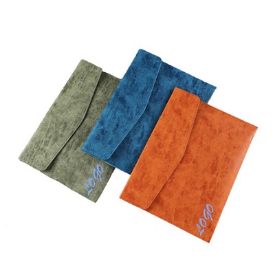 A4 Document Bag, Large Capacity File Folder, Big Size Thick Leather Storage for Documents and Archiv