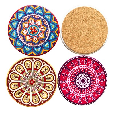 Full Color Thermal Insulation Absorbent Ceramic Coaster