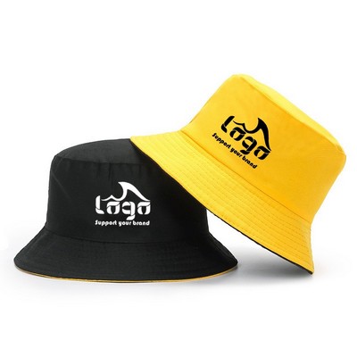 Cotton Double Sides Wearable Bucket Hat