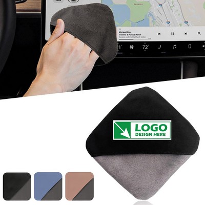 4.13"×4.13" Square Microfiber Auto Screen Cleaning Pad