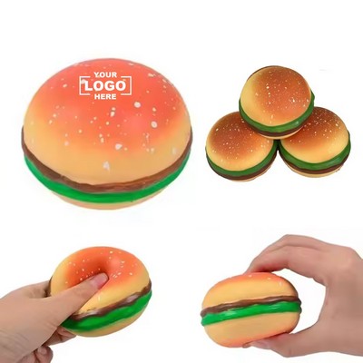 Stretch Toy in the Form of a Hamburger for Stress Decompression