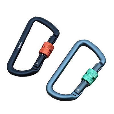 12KN D-Ring Locking Carabiner