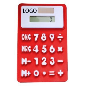 8-Digit Silicone Solar-Powered Calculator