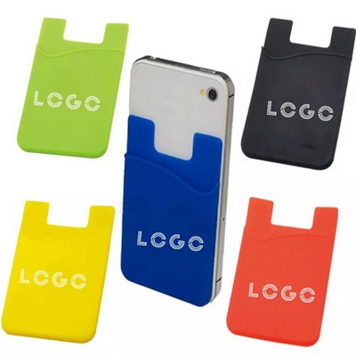 Silicone Phone Wallet Card Holder