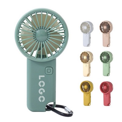 Mini Handheld Fan with Buckle