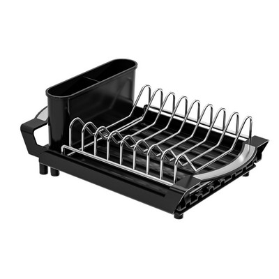 Arc-Edge Expandable Single-Layer Dish Rack