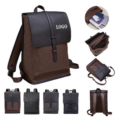 PU leather multifunctional backpack