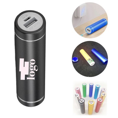 3000mAh Cylindrical ABS Power Bank