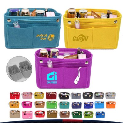 Cavina Felt Cosmetic Organizer - Small