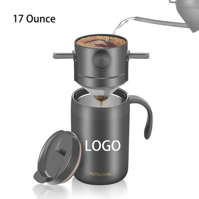 Portable Stainless Steel Coffee Mug Set