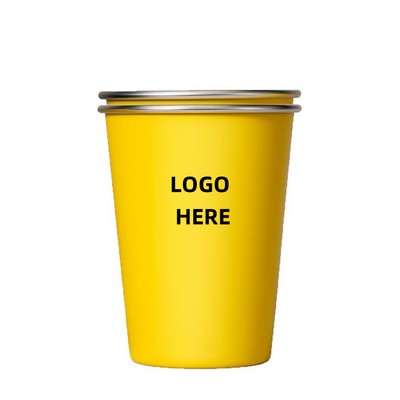 Disposable Stainless Steel Water Cups With A High Appearance Level For Direct Drinking