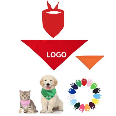 Pet Bib Saliva Triangle Bandannas