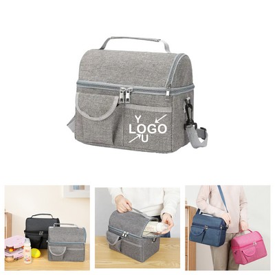 8L Dual-Layer Insulated Cooler Bag