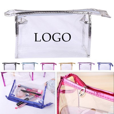 Clear Handle Makeup Bag