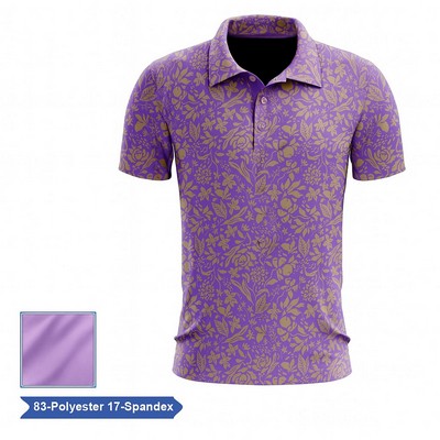 Unisex Sublimation Premium Performance Polo Shirt