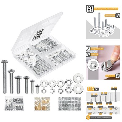 Bolts Nuts Washer Assortment Kit