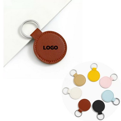 PU Leather Metal Keychain
