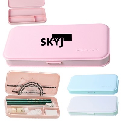 Plastic Flip-top Pencil Box